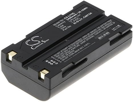 BCXY 2 PCS Zamjena baterije za skener barkoda simbola 46607 C8872A 29518 38403 52030 EI-D-LI1