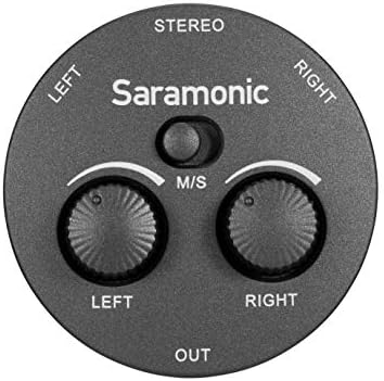 Saramonic Minijaturni 2-kanalni 3,5 mm mikrofon i audio mikser s TRS & TRRS izlaznim kablovima za kamere, pametne telefone, računala