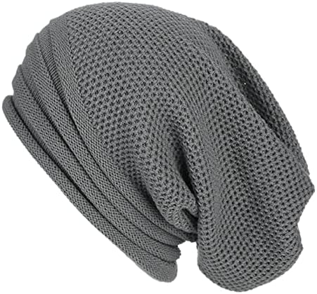 Ženski složeni Beanie pleteni šešir Slouchy Baggy vuna muškarci Crochet Ski topli zimski kape pleteni ženski šešir za bejzbol kape