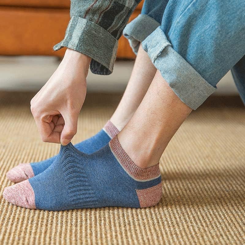 n/a 5 parova muških čarapa plitka usta četiri godišnja doba pamučne čarape sportske prozračne nevidljive čarape