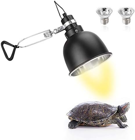 Sedam Master 25W toplinske svjetiljke za gmazove, Spot Spot Spot SPOT LAMP za akvarij s učvršćivačem i prekidačem, UVA UVB stezaljka/viseća