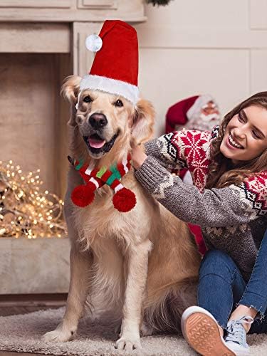 2 komada božićni kućni ljubimac pas santa šešir kućni ljubimac šal za božićne kućne ljubimce mačke mačke oblačenje zaliha