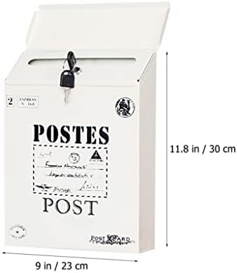 Houkai box poštanski sandučić slovo o zidu viseće željezne zastave retro zaključavanje za zaključavanje cigla