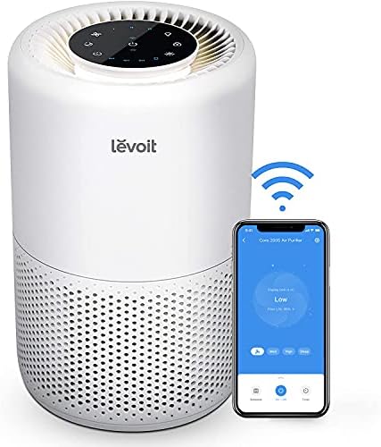 Pametan Wi-Fi pročišćivač zraka LEVOIT za velike sobe, filter H13 True HEPA, white & Pročistači zraka za kuće, Inteligentno upravljanje