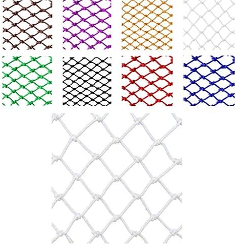 Luofdclddd ograda Net Zaštitna mreža, balkonska anti-jesena neto zaštitna neto konopca Neto sigurnosna mreža vanjska najlonskog ukrasnog