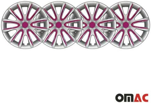 OMAC 16 inčni hubcaps za Toyota Highlander Grey i Violet 4 PCS. Poklopac naplataka na kotači