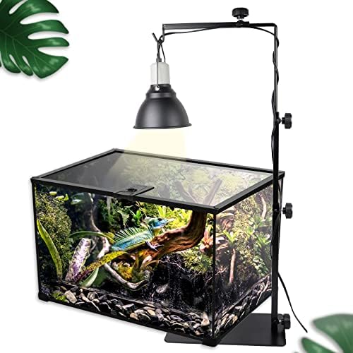 Surfante velika gmazova žarulja Podesivi podni držač svjetla Metalna nosača nosača za terarijske toplinske svjetiljke kornjače zmije