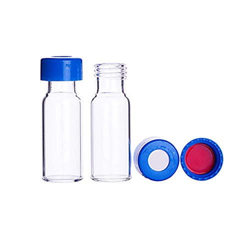 Mikrolitar 09-1230N-Clearne bočice sastavljeni komplet s PTFE/silikonskim septama, zakrpa za označavanje, veličine kape od 9 mm, prirodna