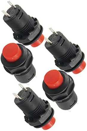 5 kom AC prekidači 250V/1.5 ~ 125V / 3oz s crvenim gumbom na klik prekidači prekidač s gumbom