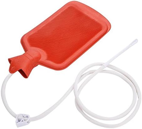 Crveni Komplet za klistir komplet za čišćenje debelog crijeva boca s toplom vodom visokokvalitetna vrećica za tuširanje za kućnu klistir