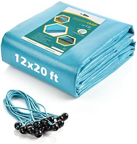 12'x20 'teška tarp + bungee kablovi paket