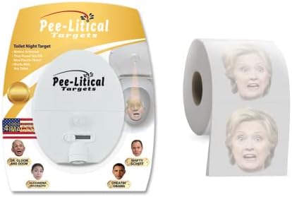 Pee-litične ciljeve Projektor za toaletno svjetlo Barack Obama | Alexandria Ocasio | Adam Schiff | Anthony Fauci i toaletni papir Roll