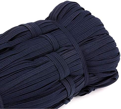 Ravna elastična traka, 1/4 inča 6 mm, 33 jarda pletene elastične trake, rola kabela za šivanje i obrt