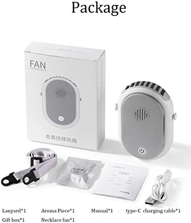 Prijenosni viseći ventilator za vrat nosiv osobni ventilator baterija upravljana USB punjivi 3 brzina mini ručna klima uređaj hlađenje