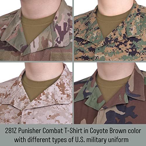 Majica donjeg rublja u vojnom stilu od rastezljivog pamuka 281-taktičko pješačenje na otvorenom-borbena linija Punisher