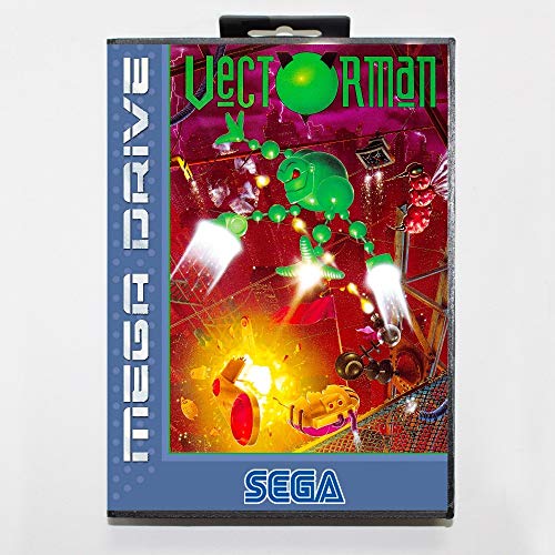 ROMGAME VECTORMAN 16 -BITNI SEGA MD Igračka kartica s maloprodajnom kutijom za Sega Mega Drive for Genesis