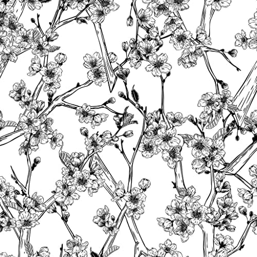 Subglazurni prijevodi studija A. M., keramičke naljepnice-grane cvijeta trešnje