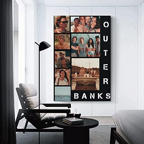 Anarona Outer Banks poster, OBX platanski platanski platanski platanski plakat Unramed Wall Art Dorm dekor Dekor Estetski tiskani TV