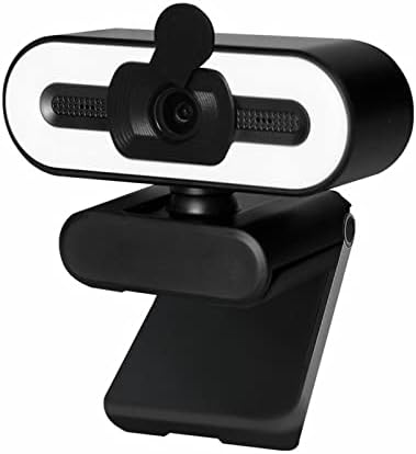 4K web kamera s mikrofonom za radnoj površini za strujanje web kamere s 3 razine podesive svjetline, a svjetlice