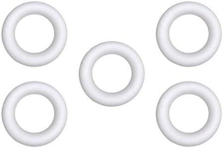 Vicasky 5pcs pjena prstena pjena oblik okruglih zanatskih prstenova kružni prsten art slikanje materijala materijal manekenke krugovi
