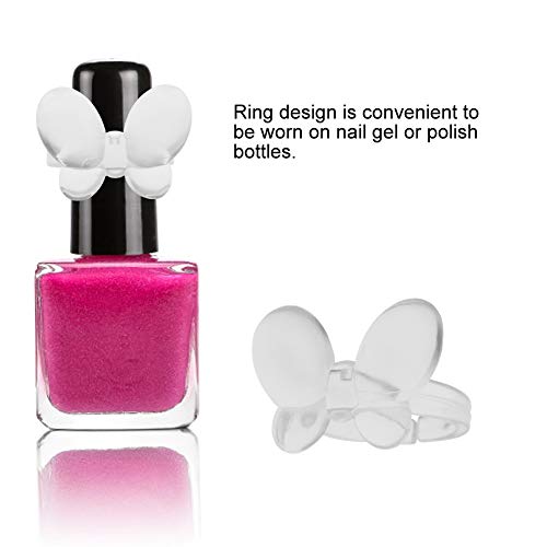 Prsten za prikaz noktiju 50pcs, dijagram noktiju koji prikazuje uzorak noktiju za trgovinu noktiju u kozmetičkom salonu
