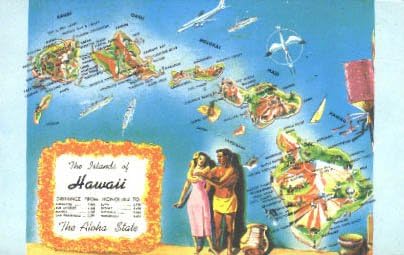 Pozdravi, Havajski razglednica