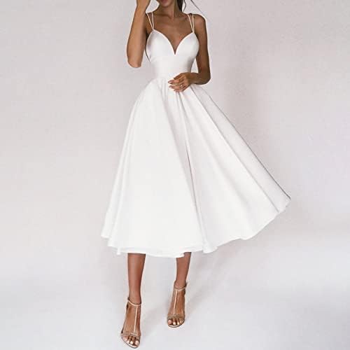 Fragarn Boho Maxi haljina, ženska modna cvjetna formalna vintage kratki rukavac vitka vjenčanica dugačka haljina