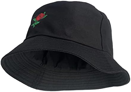 Modni vezeni šešir s kantima, unisex ljetni ribar vanjski kapica pakiran sa sklopivim plažama za sunčanje za žene muškarci tinejdžeri