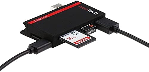 Laptop / tablet Navitech 2 u 1 USB 3.0 / 2.0 HUB-adapter / ulaz Micro USB čitač kartica SD / Micro SD kartica je Kompatibilan sa prijenosno