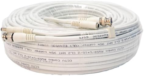 Digitalna periferna rješenja QSVRG60 Q-vidi zaštićeni video i napajanje BNC muški kabel s 2 ženska konektora, instalacijski kabeli