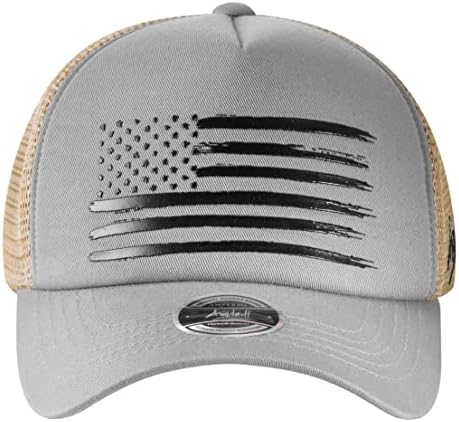 AMPLESH Premium 3D utisnuta američka kamiondžija kamiona Hat Mesh bejzbol kapica vanjski snapback šešir za muškarce žene žene