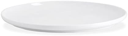 Kanwone Porculanska tanjur salata za desert - 8 inča, bijela, mikrovalna pećnica i sigurnosna ploča posuđa