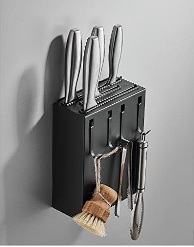 Gretd nehrđajući čelični držač kuhinjskog alata za sjeckalice kavez integrirani stalak za odlaganje zida bez probijanja bez probijanja
