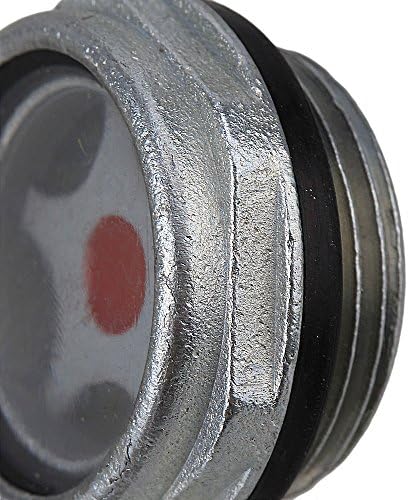26 mm srebrni ton promjer 93 / 4 Muški navoj metalni kompresor zraka pregled razine ulja staklo u pakiranju od 2
