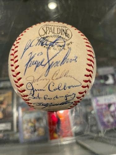 1970. Chicago Cubs tim potpisao bejzbol banke Santo B. Williams Durocher JSA 26 - Autografirani bejzbol