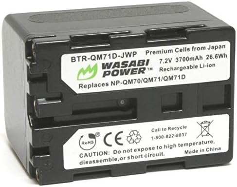 Wasabi napajanja baterija za Sony NP-QM71D