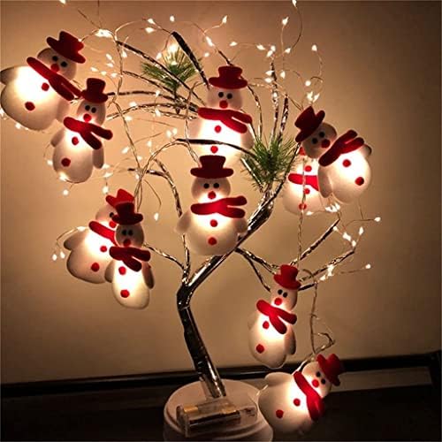 Mysgyh Yangping- 1,6m 10LED Snjegović božićno drvce LED Garland String Light Božićni ukras za dom BMZDZS-1