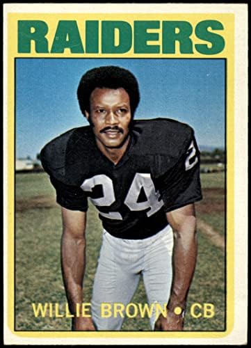1972. Topps 28 Willie Brown Oakland Raiders VG/Ex Raiders Grambling