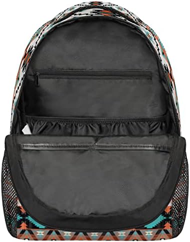 Ruksak etnički aztec geometrijski laptop Računalni ruksak vodootporna fakultetska školska torba ležerna putovanja planinarenje kampiranje