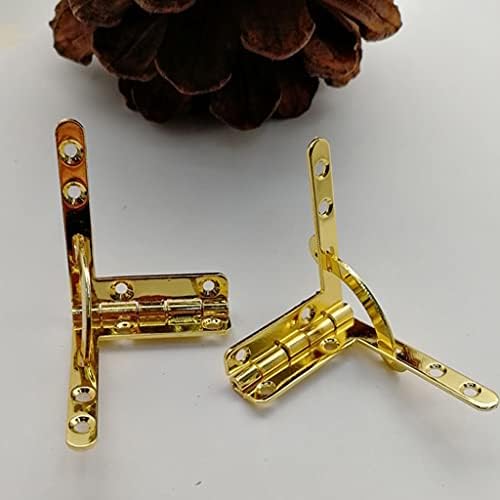 SXNBH Zlatna šarka, posebna zgloba za drvene zanatske zanatske, vinske kutije kozmetičke kutije kromirano zlato viseće
