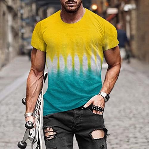 Muška grafička majica 3d tiskana atletskih kratkih rukava za trčanje u teretani trening casual majice ljetne zabavne košulje posada