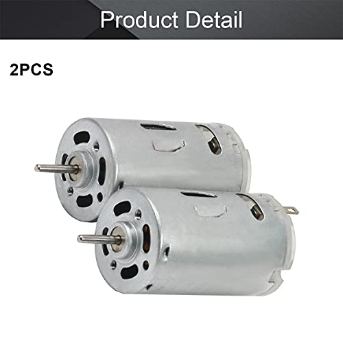 Fielect 2PCS DC 24V 13200rpm Mini Motor Mini Electric Motor Micro Smanjenje brzine za RC Carbot Model DIY motorna igračka