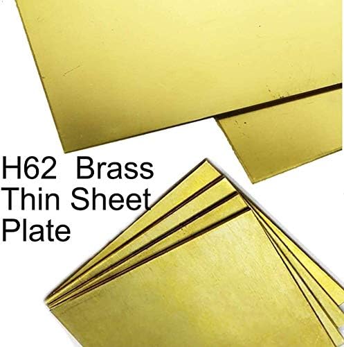 Z Izradite dizajn mesingane ploče mesingani bakreni lim ploča metal sirovo hlađenje industrijski materijali H62 cu 50 mmx50 mm, 2 *