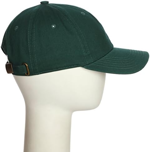 Prilagođeni šešir A do z Početna slova klasična bejzbolska kapa, dk zeleni šešir zlato bijelo