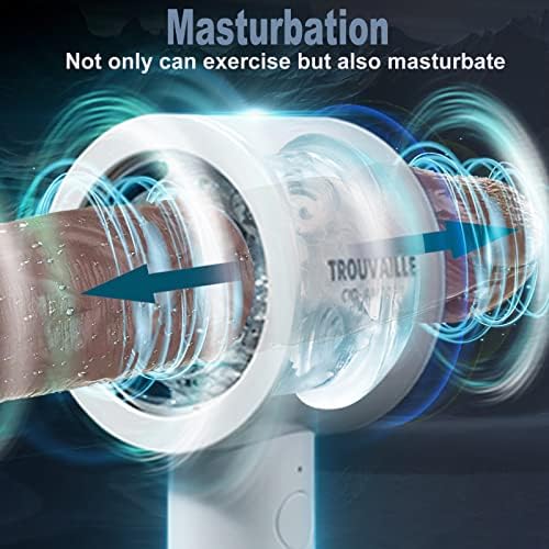Dvostruki otvoreni muški masturbatori - automatski odrasli muškarac samo ugodno seksualne igračke s 6 načina potiskivanja i rebrasti