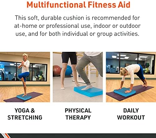Body Sport bez klizanja jastučića za ravnotežu-Poboljšajte ravnotežu i izgradite snagu-fizikalna terapija i joga jastučić za dom i