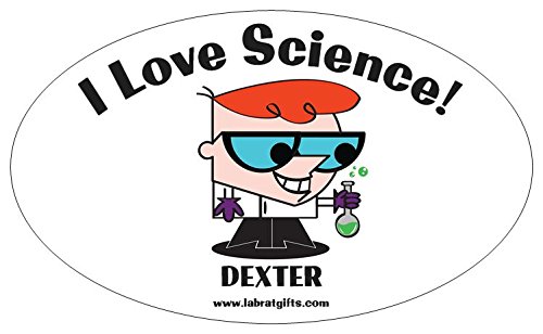 Smiješna znanost tematska Dexterov laboratorij - volim znanost! Naljepnica