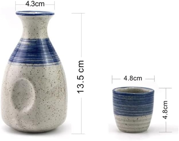 Yxbdn keramika sake šalica vrha jedan lonac od četiri šalice vinskog čaše postavljeno vinobowl mala keramička vinska čaša