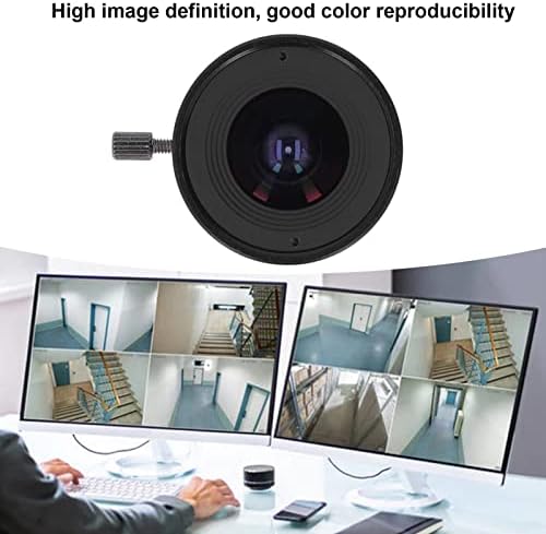 2,1 mm 3MP CS nosač, širokokutni CCTV kamera leća aluminijska legura za kućne sigurnosne kamere, cca. 28.0x10.50mm