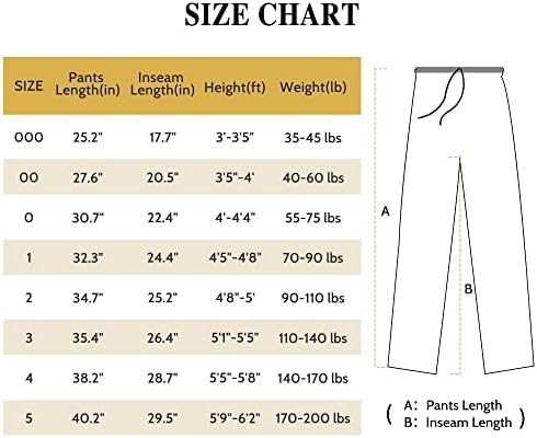Karate hlače od 94, 8 oz, borilačke hlače srednje težine s elastičnim pojasom, savršene za trening ili natjecanje, 000-5